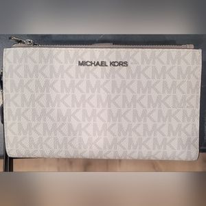 BNWT ~ MK Double Zip Wallet